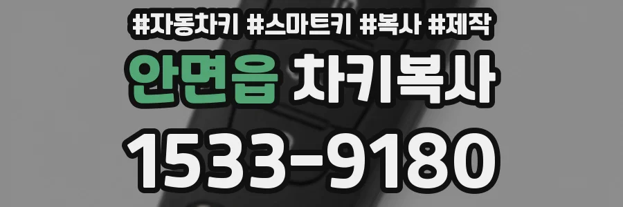 안면읍 차키복사