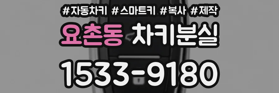 요촌동 차키분실