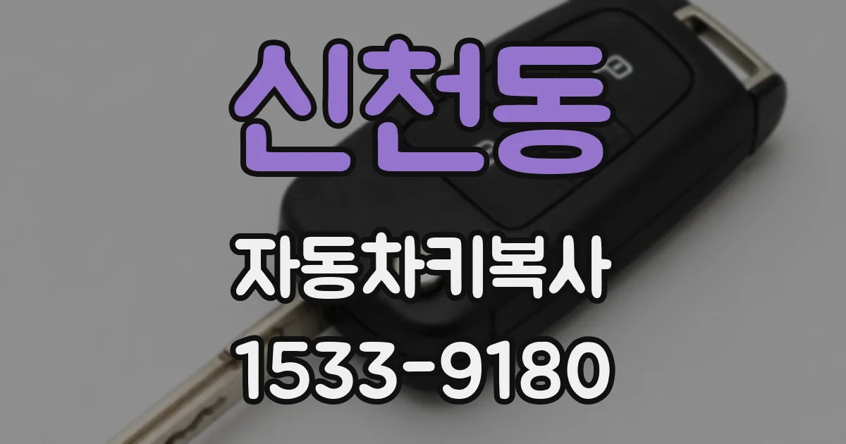 신천동 자동차키복사