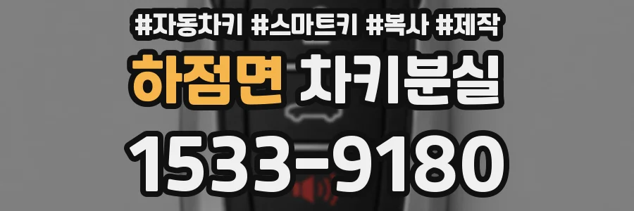 하점면 차키분실