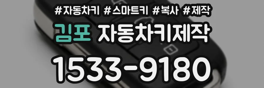김포 자동차키제작