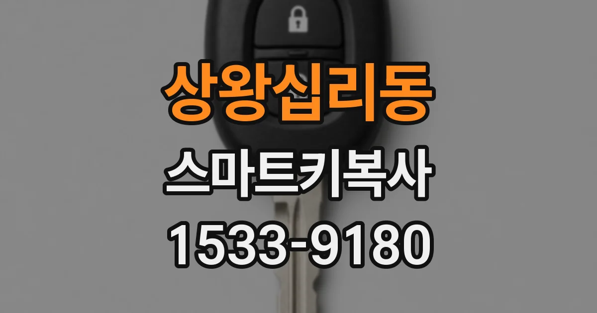상왕십리동 스마트키복사