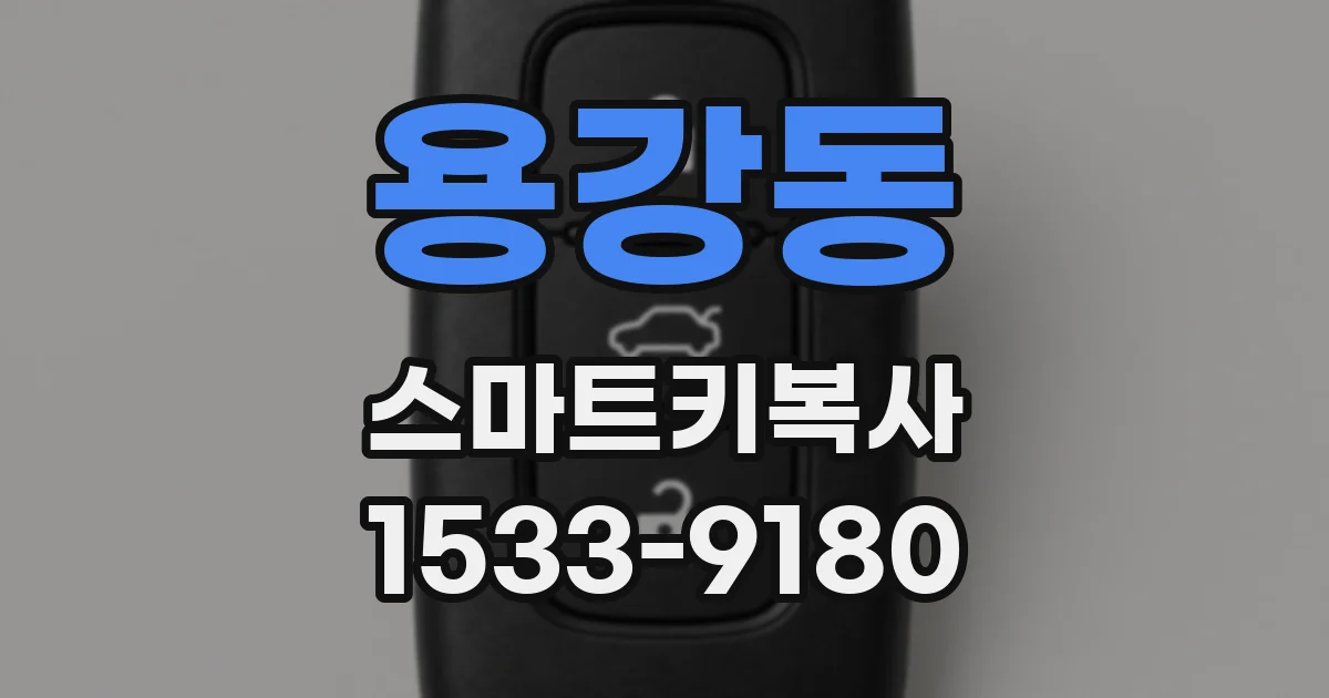 용강동 스마트키복사