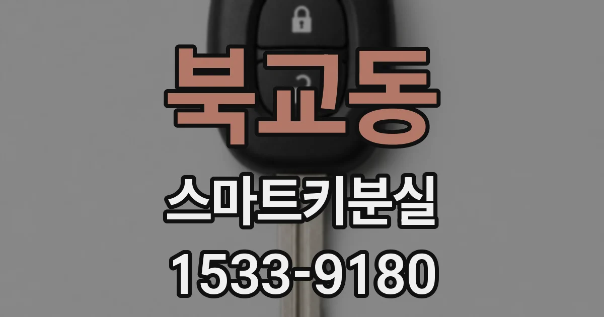 북교동 스마트키분실