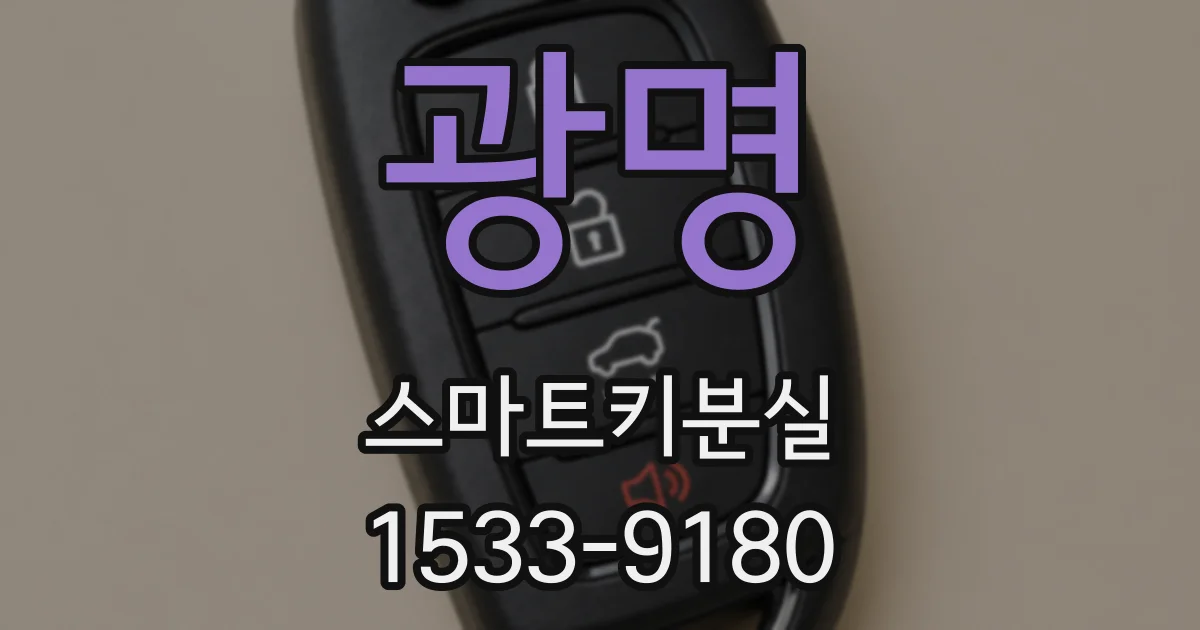 광명 스마트키분실
