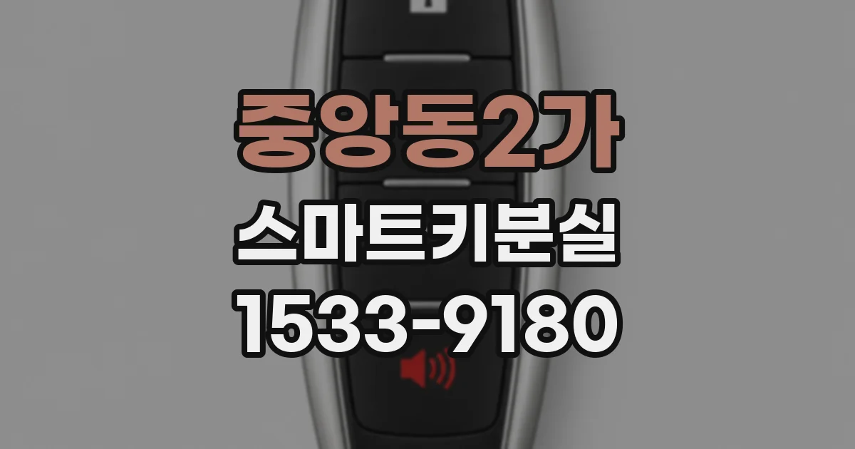 중앙동2가 스마트키분실
