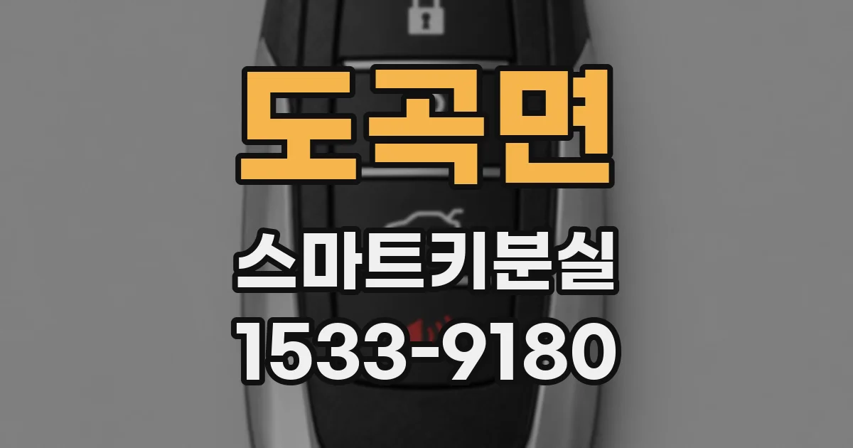 도곡면 스마트키분실