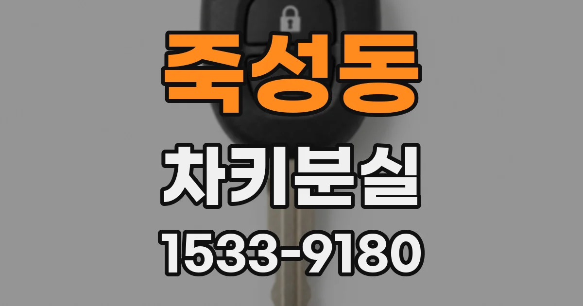 죽성동 차키분실