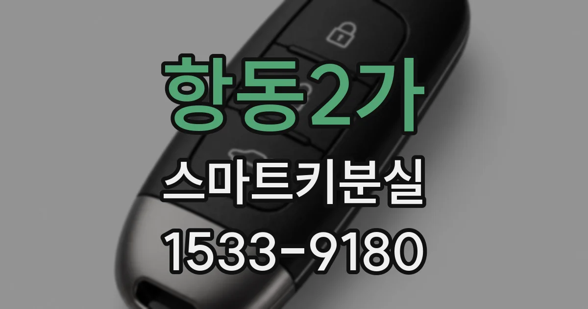 항동2가 스마트키분실