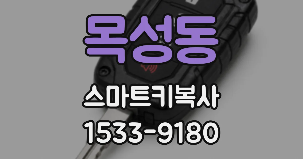 목성동 스마트키복사