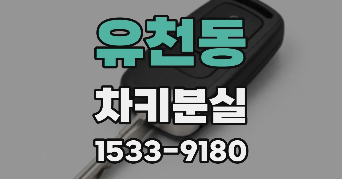 유천동 차키분실
