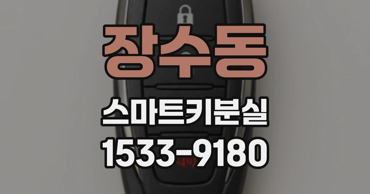 장수동 스마트키분실