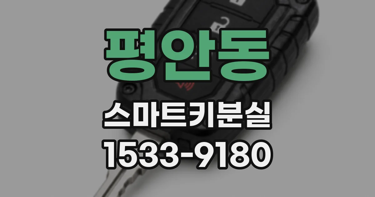 평안동 스마트키분실
