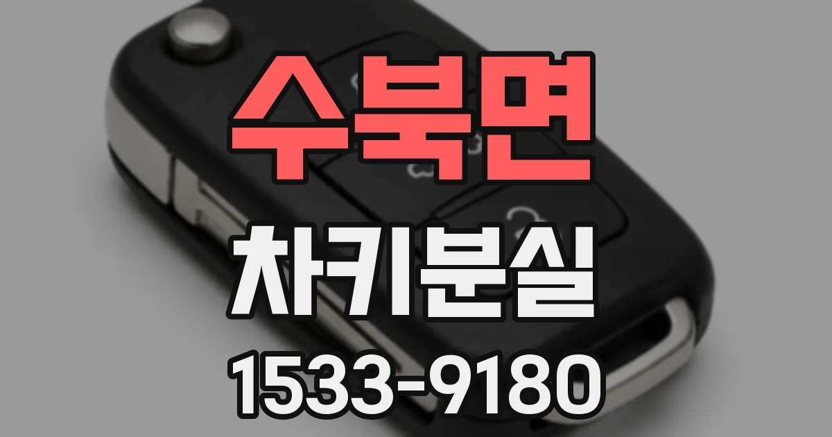 수북면 차키분실