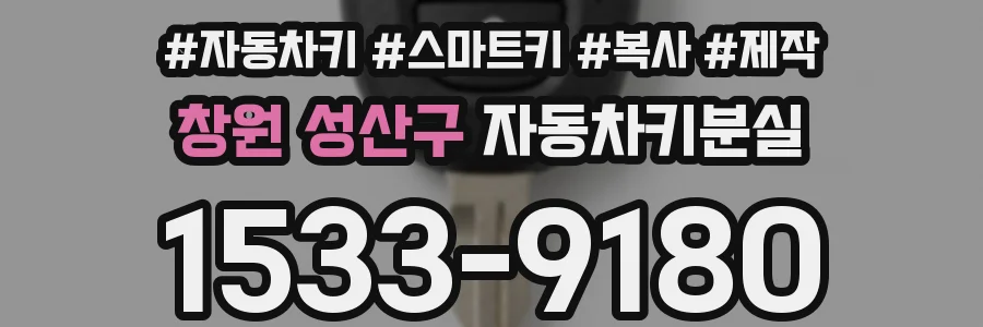 창원 성산구 자동차키분실