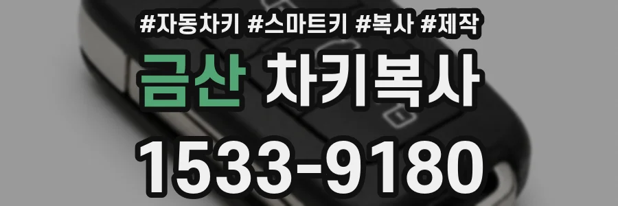 금산 차키복사