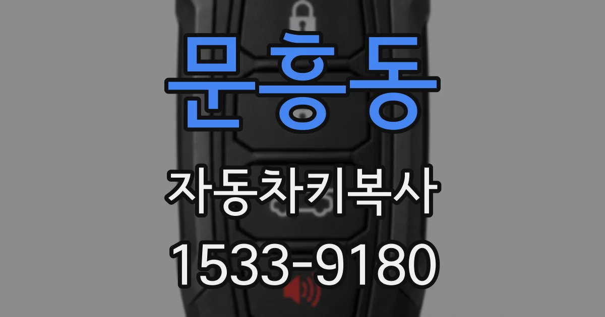 문흥동 자동차키복사