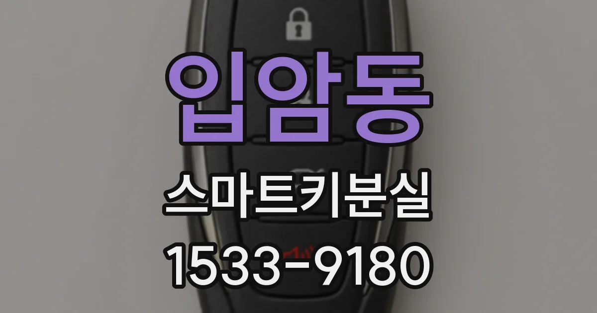 입암동 스마트키분실