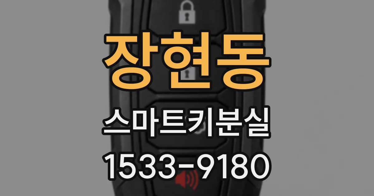 장현동 스마트키분실