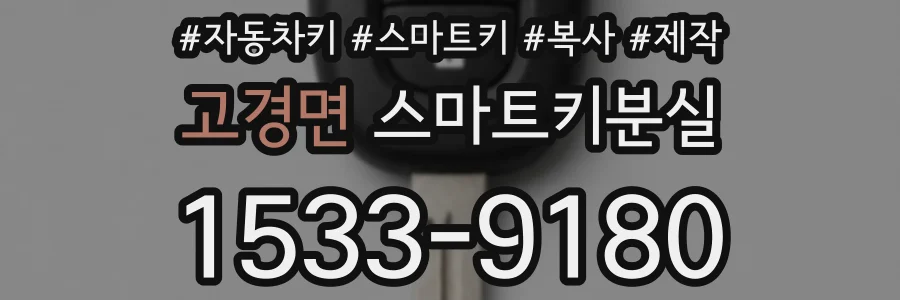 고경면 스마트키분실