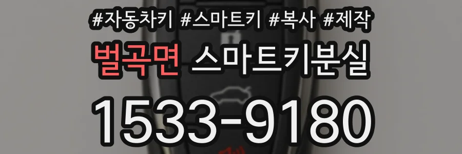 벌곡면 스마트키분실