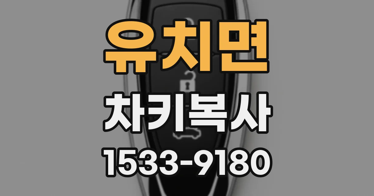유치면 차키복사