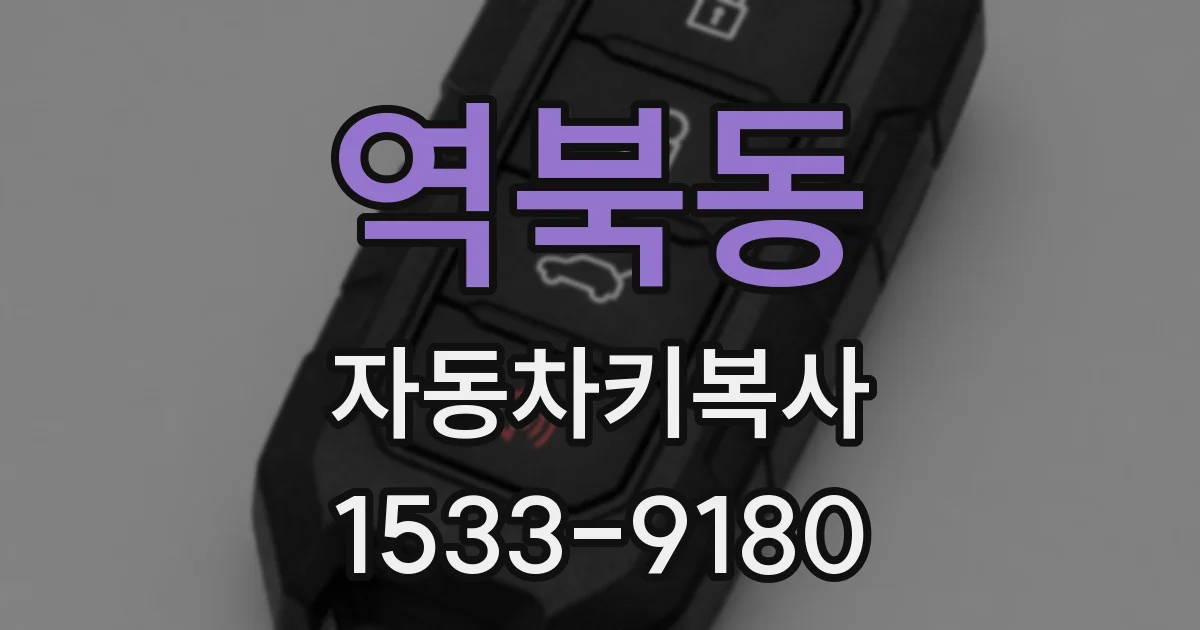 역북동 자동차키복사