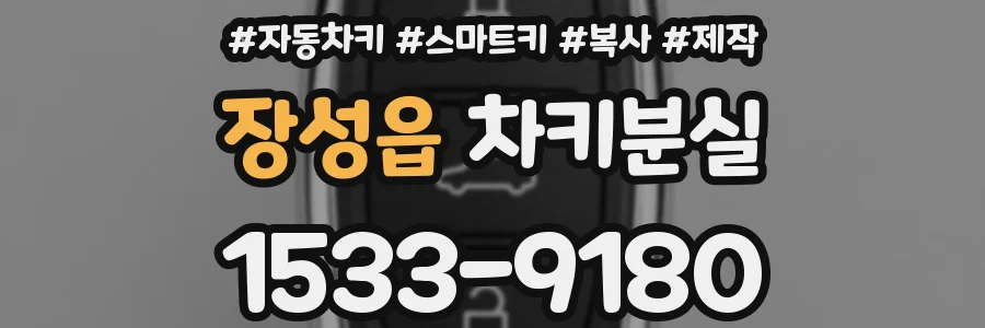 장성읍 차키분실