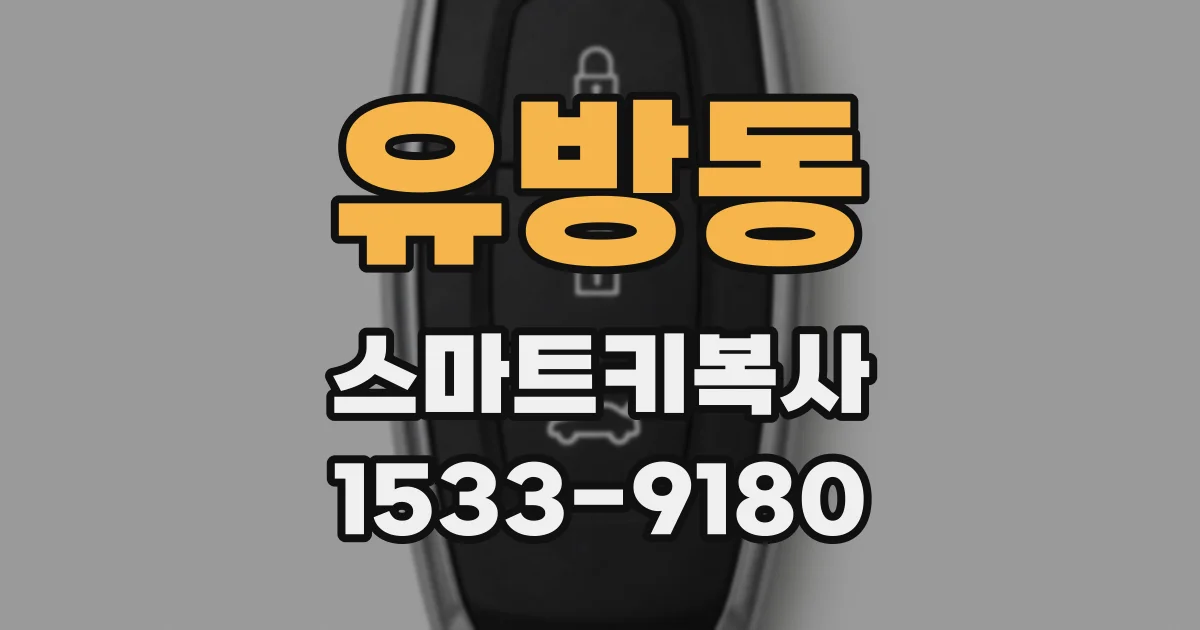 유방동 스마트키복사