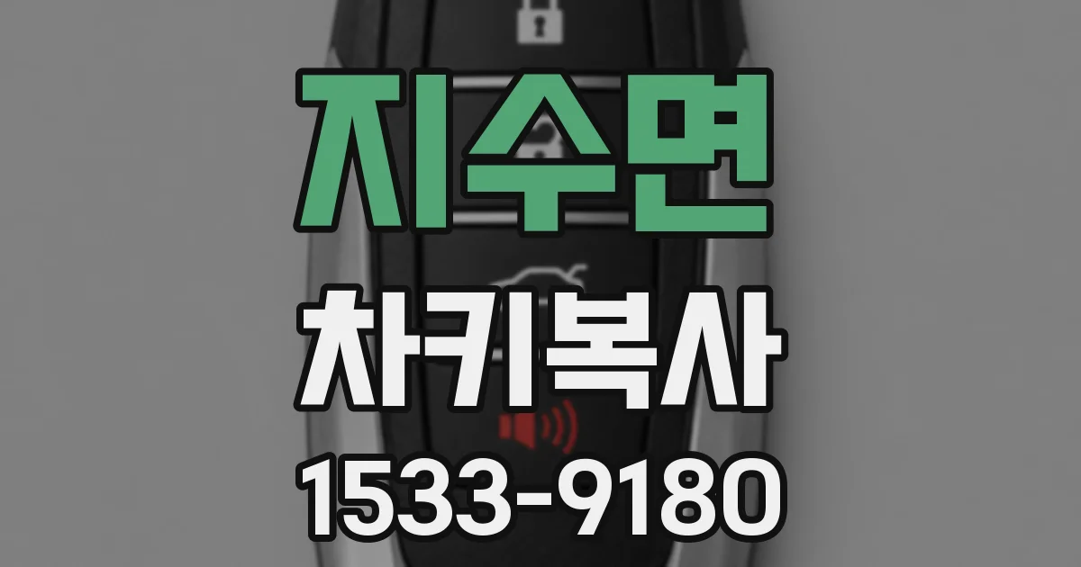 지수면 차키복사