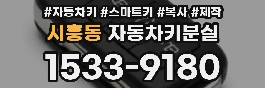 시흥동 자동차키분실