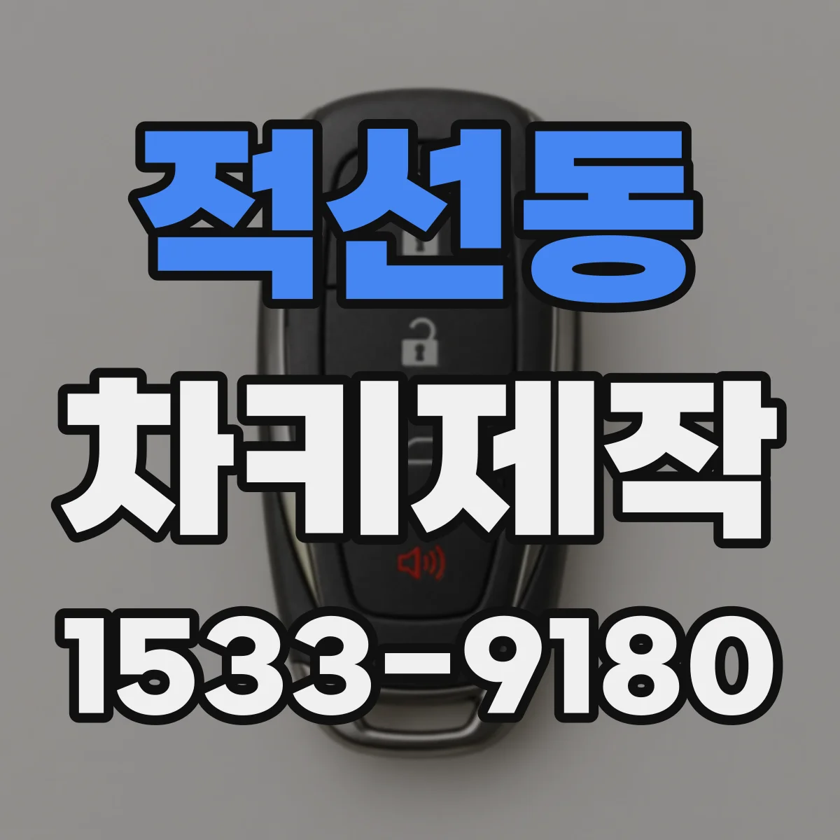 적선동 차키제작 침수 후 차키 인식 복구를 위한 서비스 선택