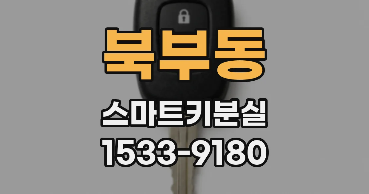 북부동 스마트키분실