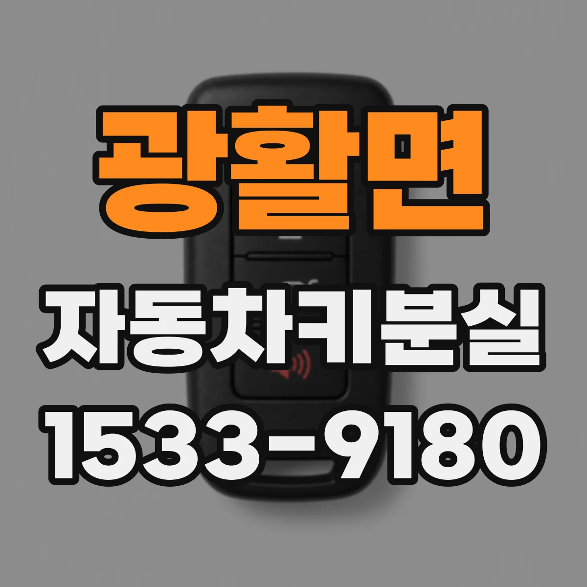 광활면 자동차키분실