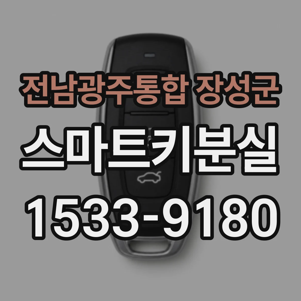 전남광주통합 장성군 스마트키분실