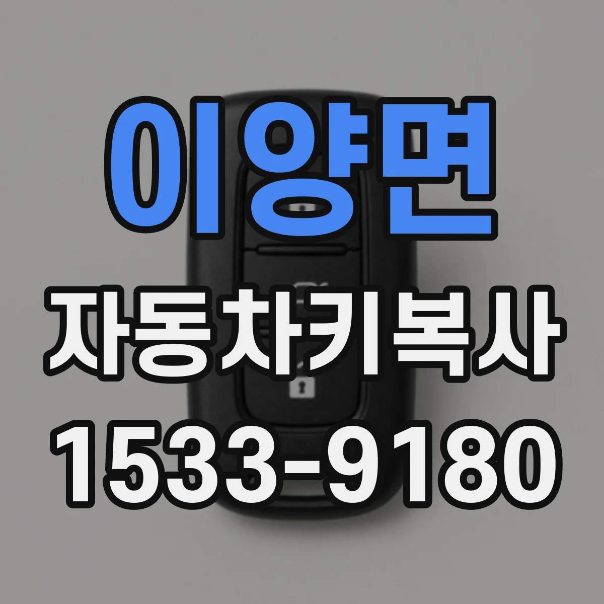 이양면 자동차키복사