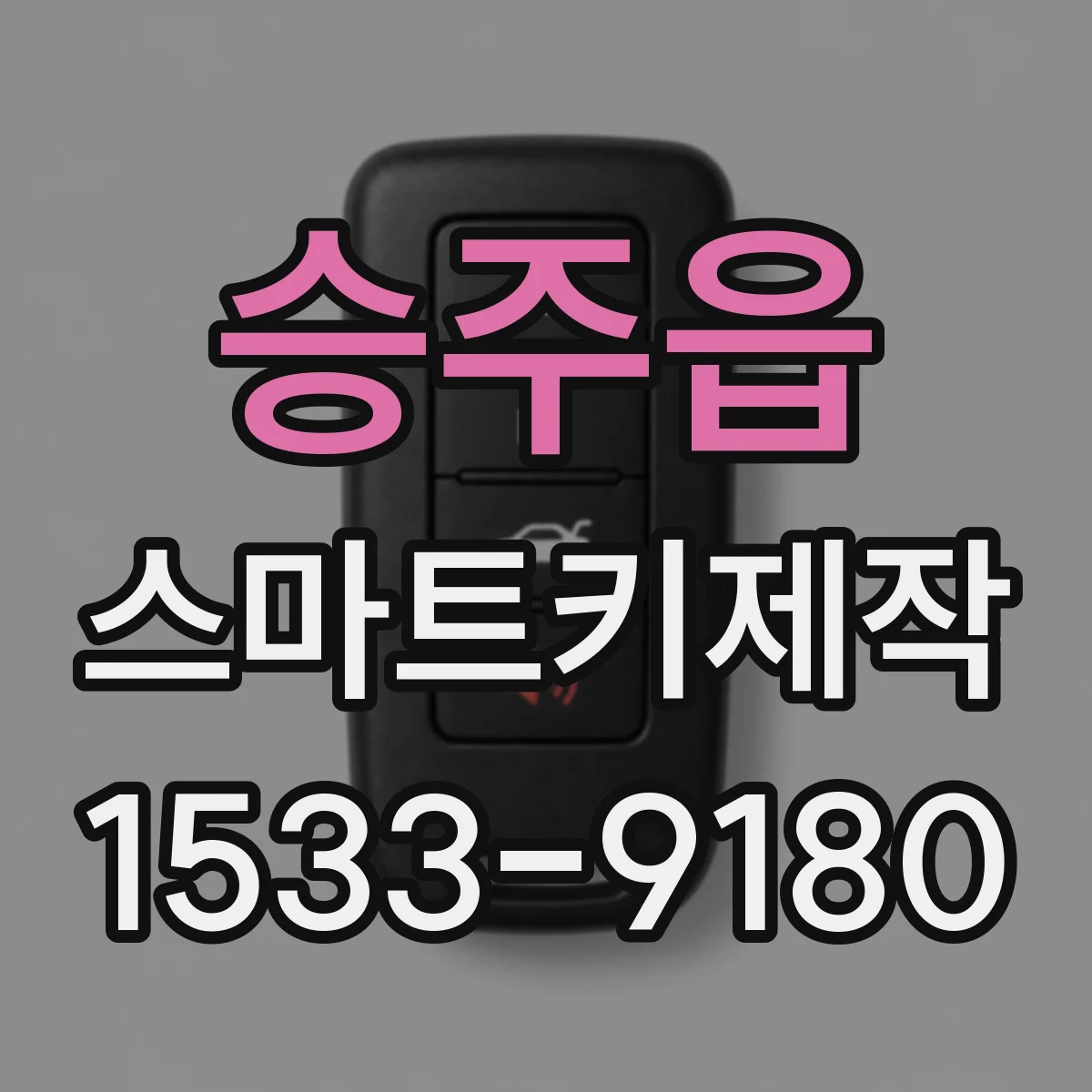 승주읍 스마트키제작