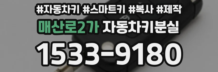 매산로2가 자동차키분실