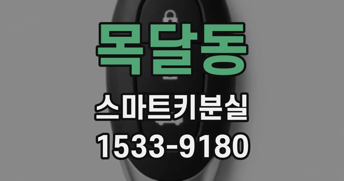 목달동 스마트키분실