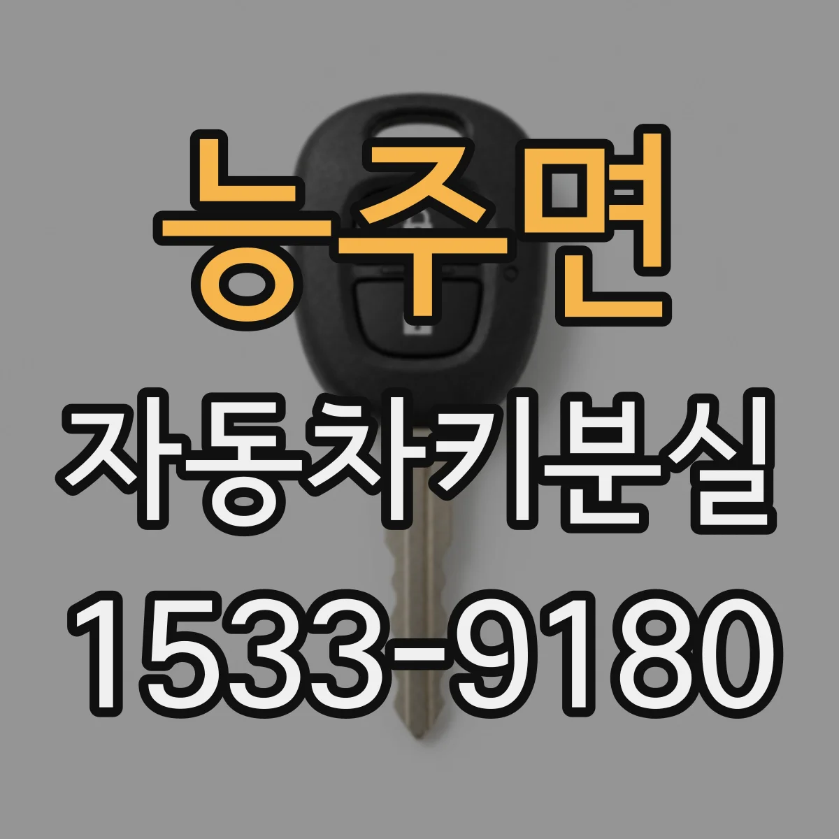 능주면 자동차키분실