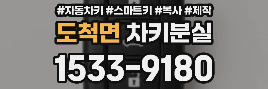 도척면 차키분실