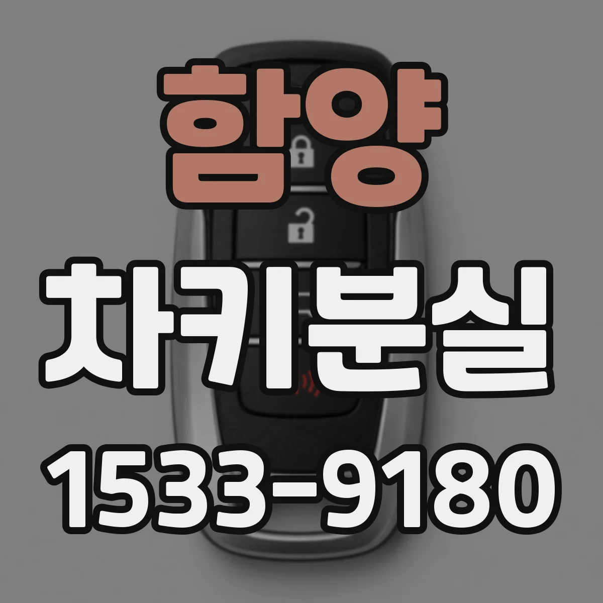 함양 차키분실