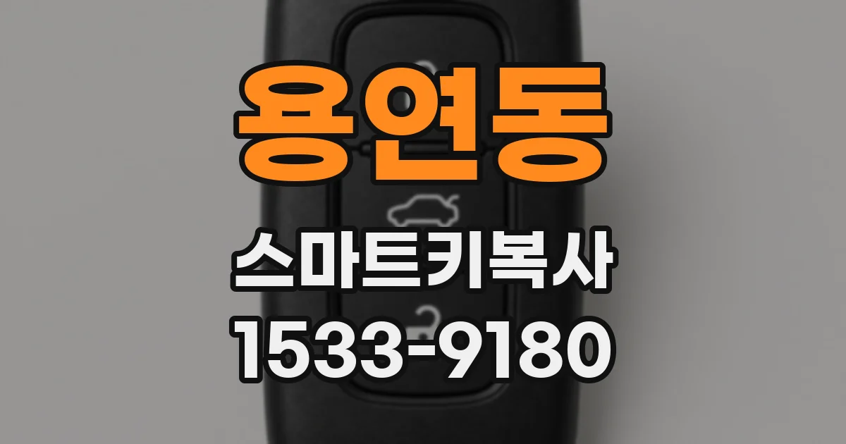 용연동 스마트키복사