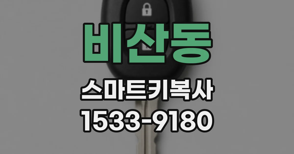 비산동 스마트키복사