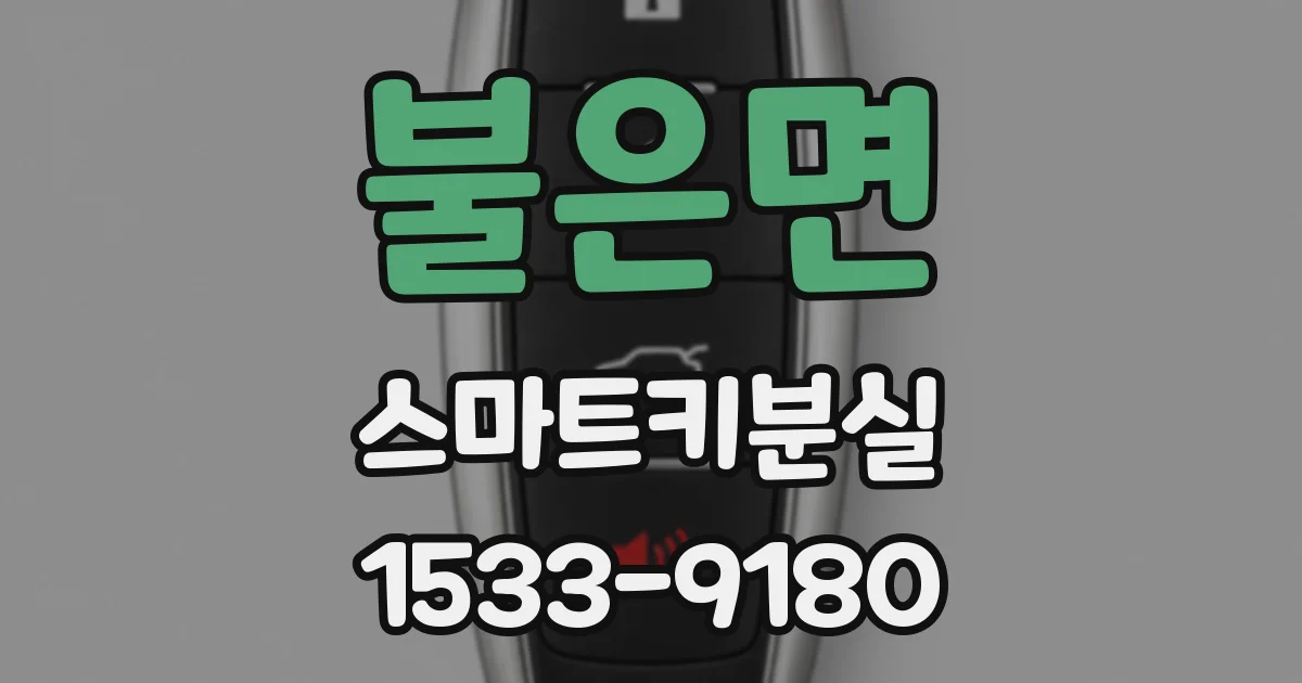불은면 스마트키분실