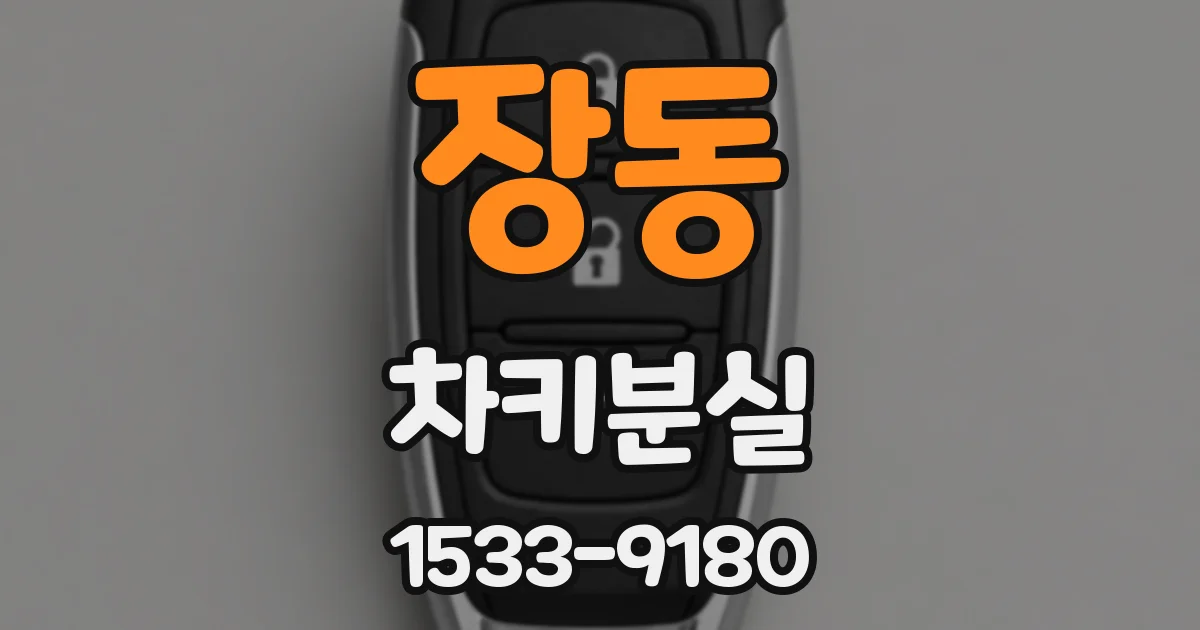 장동 차키분실