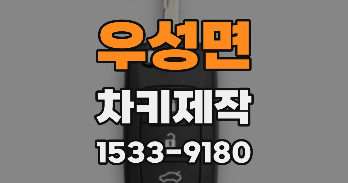 우성면 차키제작