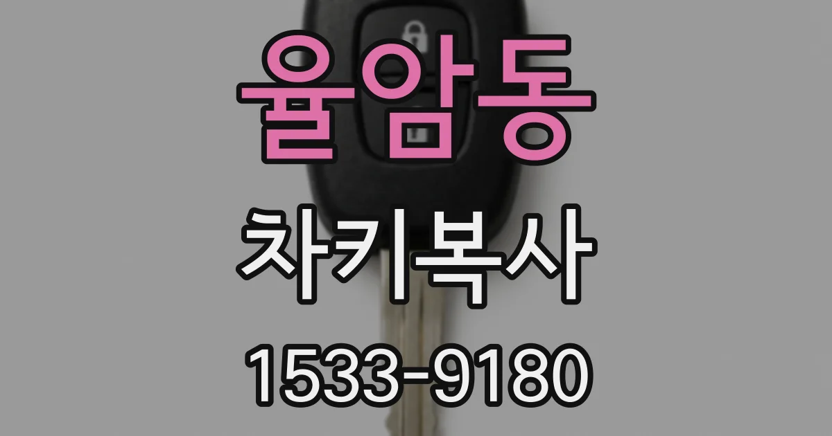 율암동 차키복사