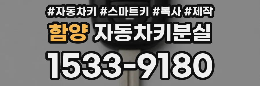 함양 자동차키분실