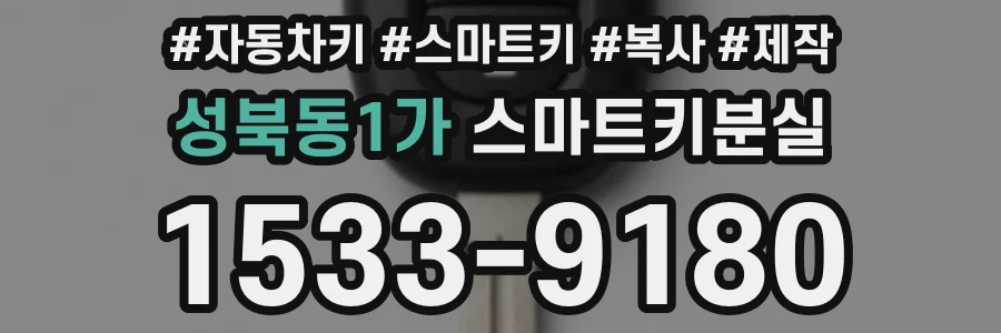 성북동1가 스마트키분실